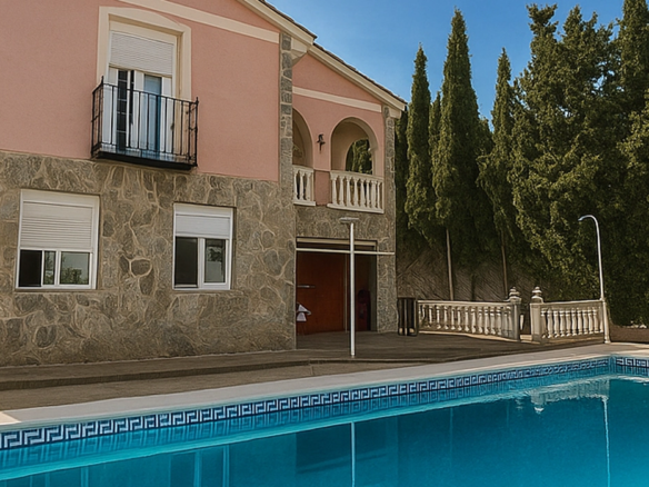 chalet y piscina Colmenar Sensahome