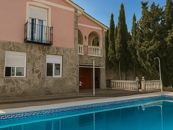 chalet y piscina Colmenar Sensahome