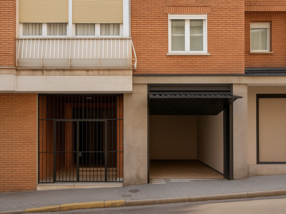 fachada garaje sensahome
